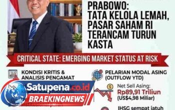 Analisis Dua Tahun Prabowo: Tata Kelola Lemah, Pasar Saham RI Terancam Turun Kasta
